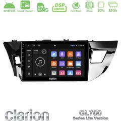 Clarion GL700 Lite Series 8Core Android ClarionOS 2+32GB Toyota Corolla 2014-2016 Navigation Multimedia Tablet 10" Με Carplay & Android Auto