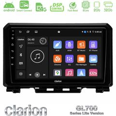 Clarion GL700 Lite Series 8Core Android ClarionOS 2+32GB Suzuki Jimny 2018-2022 Navigation Multimedia Tablet 9" Με Carplay & Android Auto