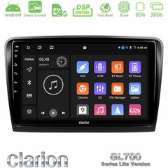 Clarion GL700 Lite Series 8Core Android ClarionOS 2+32GB Skoda Superb 2008-2015 Navigation Multimedia Tablet 10" Με Carplay & Android Auto