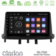 Clarion GL700 Lite Series 8Core Android ClarionOS 2+32GB Renault Megane 3 2009-2015 Navigation Multimedia Tablet 9" Με Carplay & Android Auto