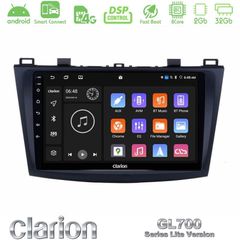 Clarion GL700 Lite Series 8Core Android ClarionOS 2+32GB Mazda 3 2009-2014 Navigation Multimedia Tablet 9" Με Carplay & Android Auto