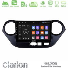 Clarion GL700 Lite Series 8Core Android ClarionOS 2+32GB Hyundai i10 2014-2020 Navigation Multimedia Tablet 9" Με Carplay & Android Auto