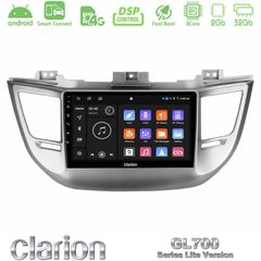 Clarion GL700 Lite Series 8Core Android ClarionOS 2+32GB Hyundai Tucson 2015-2018 Navigation Multimedia Tablet 9" Με Carplay & Android Auto