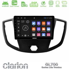 Clarion GL700 Lite Series 8Core Android ClarionOS 2+32GB Ford Transit 2014-> Navigation Multimedia Tablet 9" Με Carplay & Android Auto