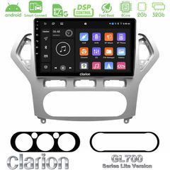 Clarion GL700 Lite Series 8Core Android ClarionOS 2+32GB Ford Mondeo 2007-2010 AUTO A/C Navigation Multimedia Tablet 10" Με Carplay & Android Auto