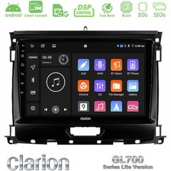 Clarion GL700 Lite Series 8Core Android ClarionOS 2+32GB Ford Ranger 2017-2022 Navigation Multimedia Tablet 9" Με Carplay & Android Auto