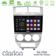 Clarion GL700 Lite Series 8Core Android ClarionOS 2+32GB Dodge Caliber 2006-2011 Navigation Multimedia Tablet 10" Με Carplay & Android Auto