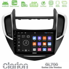 Clarion GL700 Lite Series 8Core Android ClarionOS 2+32GB Chevrolet Trax 2013-2020 Navigation Multimedia Tablet 9" Με Carplay & Android Auto