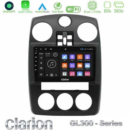 Clarion GL300 Series Chrysler PT-Cruiser 2000-2005 4Core Android11 2+32GB Navigation Multimedia Tablet 9" Με Carplay & Android Auto
