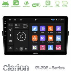 Clarion GL300 Series 4Core Android ClarionOS 2+32GB Toyota Auris Navigation Multimedia Tablet 10" Με Carplay & Android Auto