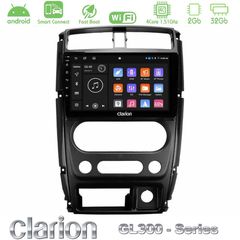 Clarion GL300 Series 4Core Android ClarionOS 2+32GB Suzuki Jimny 2007-2017 Navigation Multimedia Tablet 9" Με Carplay & Android Auto