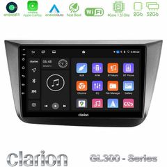 Clarion GL300 Series 4Core Android11 2+32GB Seat Altea 2004-2015 Navigation Multimedia Tablet 9" Με Carplay & Android Auto