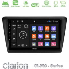 Clarion GL300 Series 4Core Android ClarionOS 2+32GB Skoda Rapid 2013-2017 Navigation Multimedia Tablet 9" Με Carplay & Android Auto