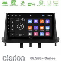 Clarion GL300 Series 4Core Android ClarionOS 2+32GB Renault Megane 3 2009-2015 Navigation Multimedia Tablet 9" Με Carplay & Android Auto
