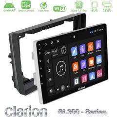 Clarion GL300 Series 4Core Android ClarionOS 2+32GB Peugeot 308 2013-2020 Navigation Multimedia Tablet 9" Με Carplay & Android Auto