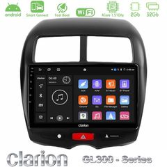 Clarion GL300 Series 4Core Android ClarionOS 2+32GB Mitsubishi ASX Navigation Multimedia Tablet 10" Με Carplay & Android Auto