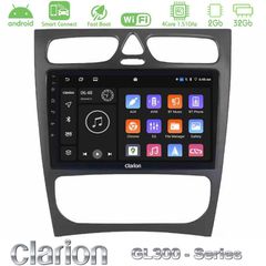 Clarion GL300 Series 4Core Android ClarionOS 2+32GB Mercedes C Class (W203) Navigation Multimedia Tablet 9" Με Carplay & Android Auto