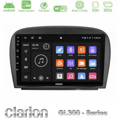 Clarion GL300 Series 4Core Android ClarionOS 2+32GB Mercedes SL Class 2005-2011 Navigation Multimedia Tablet 9" Με Carplay & Android Auto