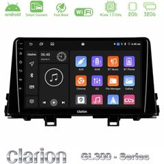 Clarion GL300 Series 4Core Android ClarionOS 2+32GB Kia Picanto 2017-2021 Navigation Multimedia Tablet 9" Με Carplay & Android Auto