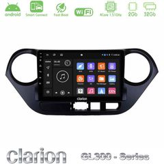 Clarion GL300 Series 4Core Android ClarionOS 2+32GB Hyundai i10 2014-2020 Navigation Multimedia Tablet 9" Με Carplay & Android Auto