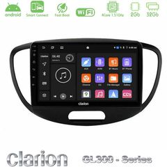Clarion GL300 Series 4Core Android ClarionOS 2+32GB Hyundai i10 2008-2014 Navigation Multimedia Tablet 9" Με Carplay & Android Auto