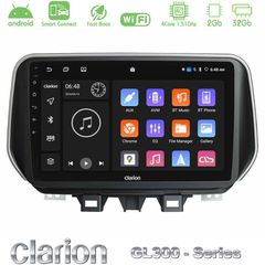 Clarion GL300 Series 4Core Android ClarionOS 2+32GB Hyundai Tucson 2019-> Navigation Multimedia Tablet 9" Με Carplay & Android Auto