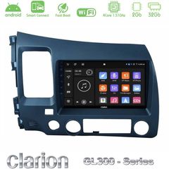 Clarion GL300 Series 4Core Android ClarionOS 2+32GB Honda Civic 2006-2011 Navigation Multimedia Tablet 9" Με Carplay & Android Auto