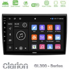 Clarion GL300 Series 4Core Android ClarionOS 2+32GB Fiat Bravo Navigation Multimedia Tablet 9" Με Carplay & Android Auto
