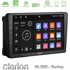 Clarion GL300 Series 4Core Android ClarionOS 2+32GB Ford 2007-> Navigation Multimedia Tablet 9" Με Carplay & Android Auto