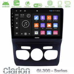 Clarion GL300 Series 4Core Android ClarionOS 2+32GB Citroen C4L Navigation Multimedia Tablet 10" Με Carplay & Android Auto