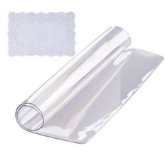 VEVOR Clear Protector Cover Table, 12" x12"/305 x 305 mm Κάλυμμα τραπεζιού, Πλαστικό τραπεζομάντιλο PVC πάχους 1,5 mm, Αδιάβροχο προστατευτικό επιφάνειας εργασίας για γραφείο, τραπεζάκι σαλονιού, τραπ