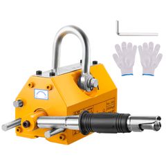 VEVOR Magnetic Lifter, 4400lbs/2000kg ικανότητα έλξης, 2,5 συντελεστής ασφάλειας, νεοδύμιο & χάλυβας, μαγνήτης ανύψωσης με απελευθέρωση, μόνιμοι μαγνήτες ανύψωσης, μαγνήτης βαρέως τύπου για ανυψωτικό,