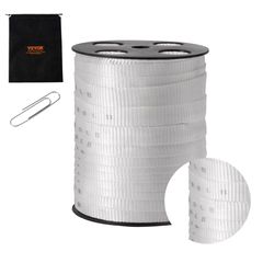 VEVOR Πολυεστερική ταινία έλξης, 3/4" x 265' Mule Tape Επίπεδο σχοινί, 2500 lbf εφελκυστική ικανότητα, τυπωμένη ταινία έλξης καλωδίου με πλέγμα για συσκευασία, κηπουρική, επαγγελματικά ηλεκτρικά, εργα