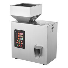 VEVOR Powder Filling Machine, 0,002-0,44lbs/1-200g, Automatic Intelligent Particle Weighting Filling Machine, Bottle Bag Powder Filler Particle Dispenser for Tea Seeds Grains Powder Flour Beans Glitte