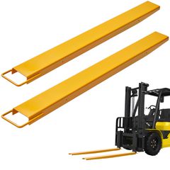 Επεκτάσεις περονιού VEVOR Pallet, 60" Μήκος 4,5" Πλάτος, Επεκτάσεις περονοφόρου από ανθρακούχο χάλυβα βαρέως τύπου για περονοφόρα ανυψωτικά οχήματα, 1 ζεύγος προεκτάσεις περονοφόρου ανυψωτικού μηχανήμ