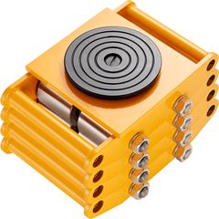 Κούκλα πατινάζ μηχανημάτων μηχανημάτων 26455βιομηχανικός μεταφορέας μηχανημάτων, βαρέων καθηκόντων μηχανήματα χάλυβα άνθρακα που κινούν τις ρόδες χάλυβα άνθρακα και το αντιολισθητικό καπάκι περιστροφή