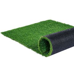 VEVOR Τεχνητό γρασίδι, 1,2 x 1,8 m Rug Green Turf, 35mm ψεύτικο χαλάκι πόρτας Διακόσμηση γκαζόν εξωτερικού χώρου, Εύκολο στο καθάρισμα με οπές αποστράγγισης, ιδανικό για πατάκια ξύστρα για σκύλους εσω