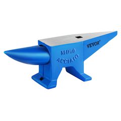 VEVOR Single Horn Anvil 50Kg/110Lbs Χυτό ατσάλινο αμόνι Σιδηρουργός προς πώληση Forge Steel Tools W/ Στρογγυλή και τετράγωνη τρύπα και εξοπλισμός Anvil Rugged Blacksmith Jewelers Ανθεκτικά και στιβαρά