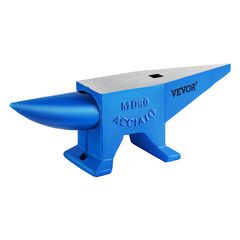 VEVOR Single Horn Anvil 132Lbs/60Kg Χυτό ατσάλινο αμόνι Σιδηρουργός προς πώληση Forge Steel Tools W/ Στρογγυλή και τετράγωνη τρύπα και εξοπλισμός Anvil Rugged Blacksmith Jewelers Ανθεκτικά και στιβαρά