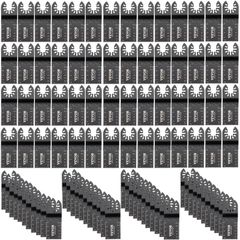 VEVOR 100PCS ταλαντευόμενες λεπίδες πριονιού, κιτ λεπίδων πολλαπλών εργαλείων γρήγορης απελευθέρωσης, λεπίδες εργαλείων HCS για ξύλινα πλαστικά μεταλλικά μπουλόνια καρφιών, συμβατές με Dewalt Dremel F