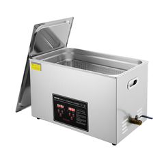 VEVOR Ultrasonic Cleaner με ψηφιακό χρονοδιακόπτη & θερμαντήρα, επαγγελματικό Ultra Sonic καθαριστικό κοσμημάτων, θερμαινόμενο μηχάνημα καθαρισμού από ανοξείδωτο χάλυβα για δαχτυλίδια ρολογιών γυαλιών