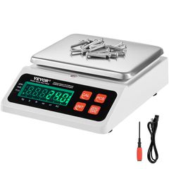 Βιομηχανική ζυγαριά μέτρησης VEVOR, 10 kg x 0,1 g, Ψηφιακή ζυγαριά για ανταλλακτικά και νομίσματα, μονάδες g/kg/lb/oz/ct, ζυγαριά μέτρησης αποθέματος ηλεκτρονικής κλίμακας γραμμαρίων Ζυγαριά μέτρησης