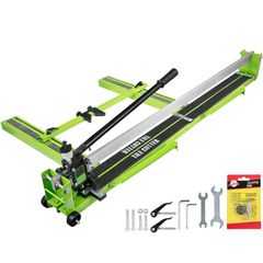VEVOR Tile Cutter 47-inch Tile Cutter Μηχανή κοπής πλακιδίων 1,4 ιντσών Κεραμικός κόφτης πλακιδίων πορσελάνης με οδηγό λέιζερ από σκελετό από χάλυβα και μπόνους ανταλλακτικό κόφτη τροχούς κοπής πλακιδ