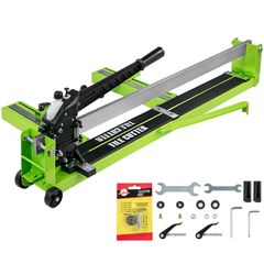VEVOR Tile Cutter 31,5 ιντσών Μηχανή κοπής πλακιδίων 1,4 ιντσών Μηχανή κοπής κεραμικών πλακιδίων πορσελάνης με οδηγό λέιζερ από ατσάλινο πλαίσιο και μπόνους ανταλλακτικό κοπτικό τροχοί κοπής πλακιδίων