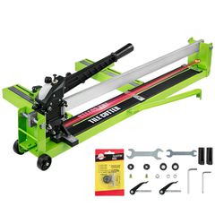 VEVOR 39-ιντσών Tile Cutter Χειροκίνητος κόφτης πλακιδίων, με επαγγελματικό κόφτη σανίδων βινυλίου από καρβίδιο βολφραμίου, ρυθμιζόμενος οδηγός λέιζερ για κοπή ακριβείας πορσελάνης κεραμικών πλακιδίων