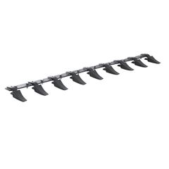 VEVOR Bucket Tooth Bar, 72'', Heavy Duty Tractor Bucket 9 Teeth Bar for Loader Tractor Skidsteer, 4560 lbs Load-Bearing Capacity Bolt On Design, για αποτελεσματική εκσκαφή εδάφους και προστασία του κά