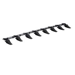 VEVOR Bucket Tooth Bar, 66'', Heavy Duty Tractor Bucket 8 Teeth Bar for Loader Tractor Skidsteer, 4560 lbs Load-Bearing Capacity Bolt On Design, για αποτελεσματική εκσκαφή εδάφους και προστασία του κά