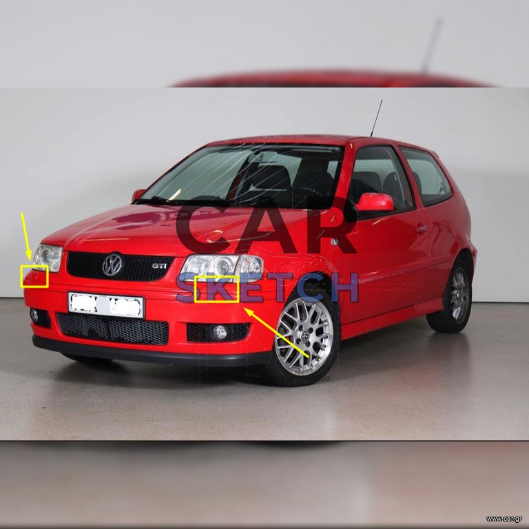 Volkswagen Polo 6N Καπάκι Πλυστικής Φαναριών * 6N0 955 110 B - 6N0 955 109 B *
