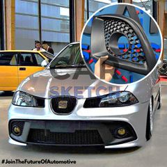 Seat Ibiza 6L Aero Kit Γρίλιες Προφυλακτήρα * 6L6 071 621 A - 6L6 071 622 A *