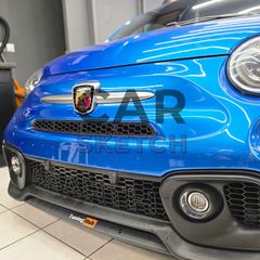 Abarth 595/695 Γρίλιες Honeycomb για την Μπροστινή Μάσκα-thumb-5